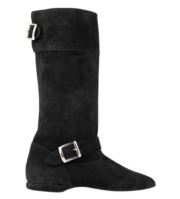 Buckled line dance shoes