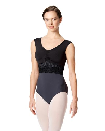 LUF514-lulli-tactel-double-color-decorated-waist-sleeveless-leotard-jolanda