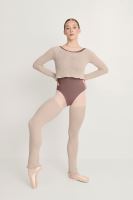 Dámsky crop top svetrík