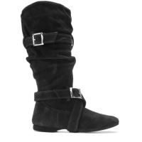 Buckled line dance shoes