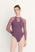 IVETTE Women's ballet leotard with mesh