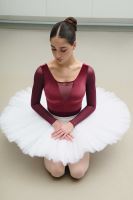 ISEULT Dámský baletní trikot se semišem